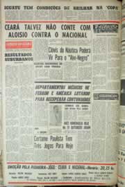 Página do jornal Correio do Ceará de setembro de 1965