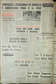 Página do jornal Correio do Ceará de setembro de 1965