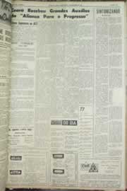 Página do jornal Correio do Ceará de setembro de 1965