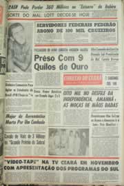 Página do jornal Correio do Ceará de setembro de 1965