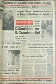 Página do jornal Correio do Ceará de setembro de 1965