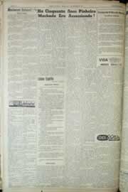 Página do jornal Correio do Ceará de setembro de 1965
