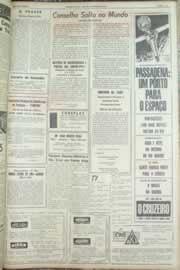 Página do jornal Correio do Ceará de setembro de 1965