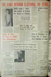 Página do jornal Correio do Ceará de setembro de 1965