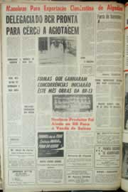 Página do jornal Correio do Ceará de setembro de 1965