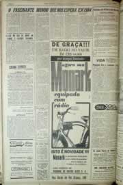Página do jornal Correio do Ceará de setembro de 1965