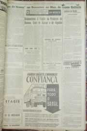 Página do jornal Correio do Ceará de setembro de 1965