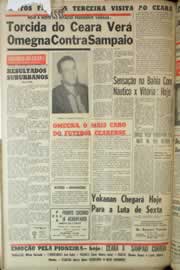 Página do jornal Correio do Ceará de setembro de 1965