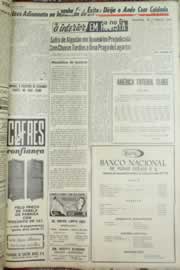 Página do jornal Correio do Ceará de setembro de 1965
