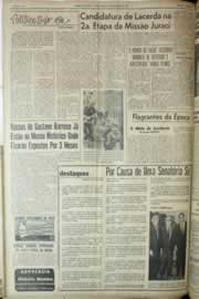 Página do jornal Correio do Ceará de setembro de 1965
