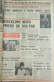 Página do jornal Correio do Ceará de setembro de 1965