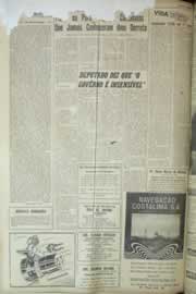 Página do jornal Correio do Ceará de setembro de 1965