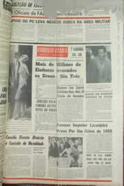 Página do jornal Correio do Ceará de setembro de 1965