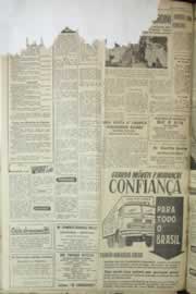 Página do jornal Correio do Ceará de setembro de 1965