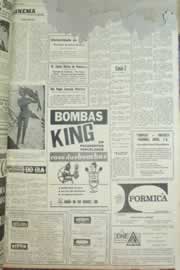 Página do jornal Correio do Ceará de setembro de 1965
