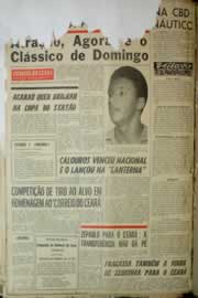 Página do jornal Correio do Ceará de setembro de 1965