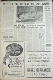Página do jornal Correio do Ceará de abril de 1967