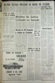 Página do jornal Correio do Ceará de abril de 1967