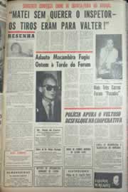 Página do jornal Correio do Ceará de abril de 1967