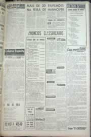 Página do jornal Correio do Ceará de abril de 1967