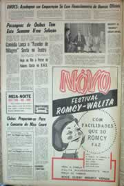 Página do jornal Correio do Ceará de abril de 1967