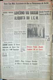Página do jornal Correio do Ceará de abril de 1967