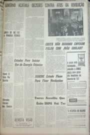Página do jornal Correio do Ceará de abril de 1967