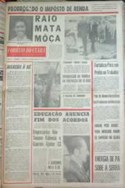 Página do jornal Correio do Ceará de abril de 1967
