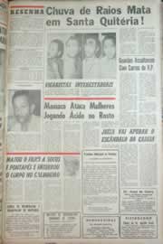 Página do jornal Correio do Ceará de abril de 1967