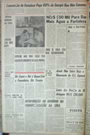 Página do jornal Correio do Ceará de maio de 1967
