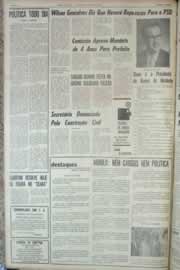 Página do jornal Correio do Ceará de maio de 1967