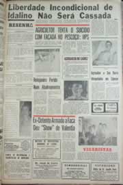 Página do jornal Correio do Ceará de maio de 1967