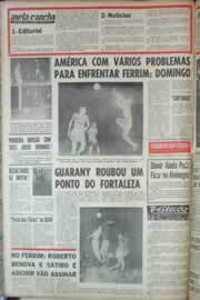 Página do jornal Correio do Ceará de maio de 1967