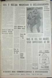 Página do jornal Correio do Ceará de maio de 1967