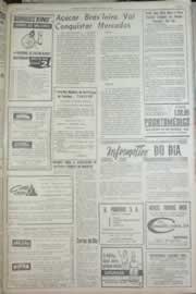Página do jornal Correio do Ceará de maio de 1967