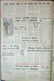 Página do jornal Correio do Ceará de maio de 1967
