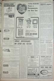 Página do jornal Correio do Ceará de maio de 1967