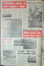 Página do jornal Correio do Ceará de maio de 1967