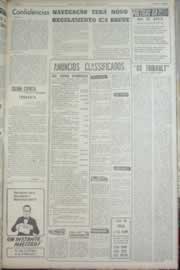 Página do jornal Correio do Ceará de maio de 1967