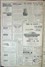 Página do jornal Correio do Ceará de maio de 1967