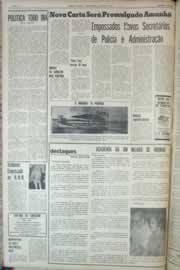 Página do jornal Correio do Ceará de maio de 1967