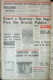 Página do jornal Correio do Ceará de maio de 1967