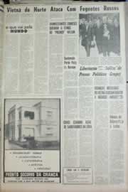 Página do jornal Correio do Ceará de maio de 1967