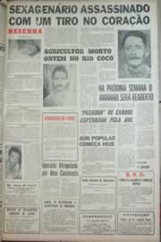 Página do jornal Correio do Ceará de maio de 1967