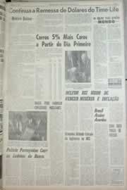 Página do jornal Correio do Ceará de maio de 1967