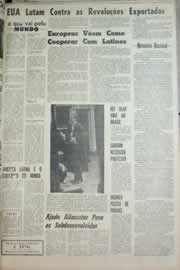 Página do jornal Correio do Ceará de maio de 1967
