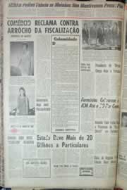 Página do jornal Correio do Ceará de maio de 1967