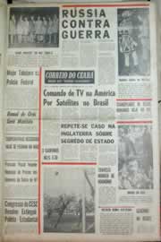 Página do jornal Correio do Ceará de maio de 1967