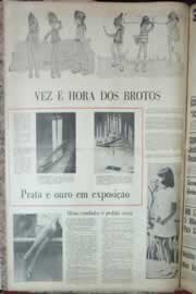 Página do jornal Correio do Ceará de maio de 1967
