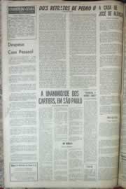 Página do jornal Correio do Ceará de maio de 1967